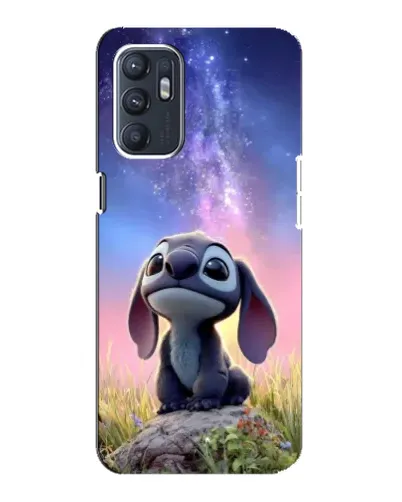 Чехол для ZTE Blade A31 Plus с картинкой «Стич на рассвете»