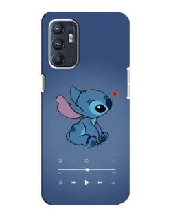 Чехол для ZTE Blade A31 Plus с картинкой «Музыкальный Stitch»