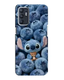 Чехол для ZTE Blade A31 Plus с картинкой «Стич и голубика»