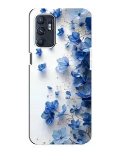 Чехол для ZTE Blade A31 Plus с картинкой «Голубой цветочный каскад» Чехол для ZTE Blade A31 Plus с картинкой «Голубой цветочный каскад»