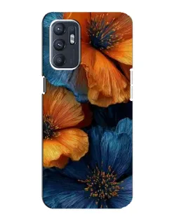 Чехол для ZTE Blade A31 Plus с картинкой «Яркая сине-оранжевая флора» Чехол для ZTE Blade A31 Plus с картинкой «Яркая сине-оранжевая флора»