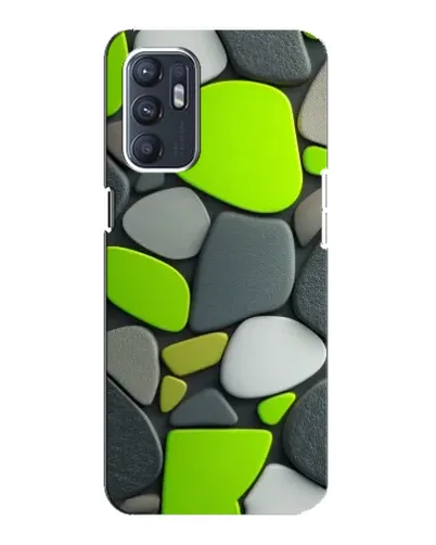 Чехол для ZTE Blade A31 Plus с картинкой «Яркая неоновая галька»