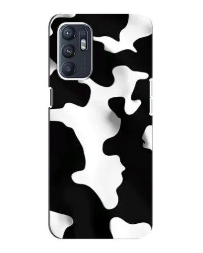 Чехол для ZTE Blade A31 Plus с картинкой «Черно-белое пятно»
