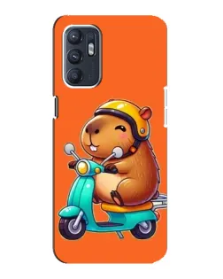 Чехол для ZTE Blade A31 Plus с картинкой «Капибара на скутере» Чехол для ZTE Blade A31 Plus с картинкой «Капибара на скутере»