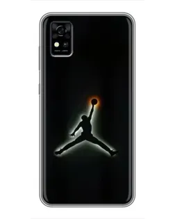 Чехол для ZTE Blade A31 с картинкой «Jordan Gradient Logo» Чехол для ZTE Blade A31 с картинкой «Jordan Gradient Logo»