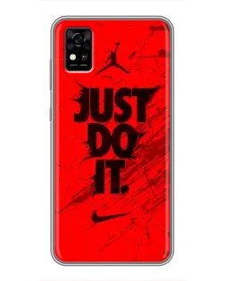Чехол для ZTE Blade A31 с картинкой «Nike Just Do It»