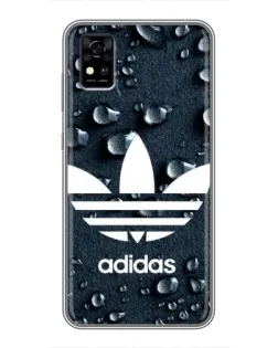 Чехол для ZTE Blade A31 с картинкой «Adidas Trefoil Blue»