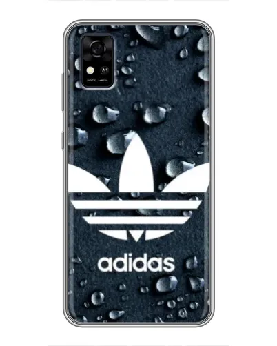 Чехол для ZTE Blade A31 с картинкой «Adidas Trefoil Blue»