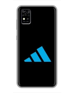 Чехол для ZTE Blade A31 с картинкой «Adidas Cyan Logo»