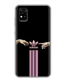 Чехол для ZTE Blade A31 с картинкой «Adidas Hands»