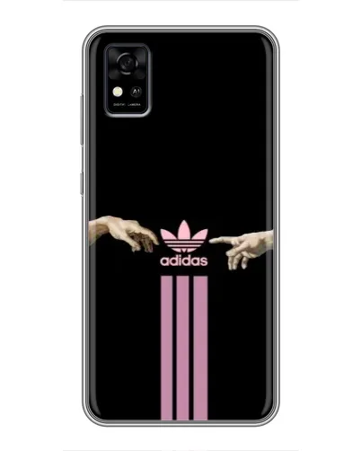 Чехол для ZTE Blade A31 с картинкой «Adidas Hands»
