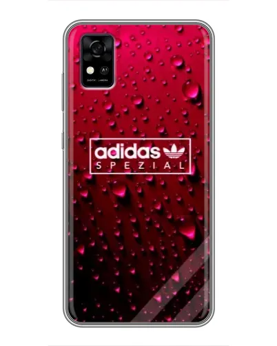 Чехол для ZTE Blade A31 с картинкой «Adidas Gold Marble»