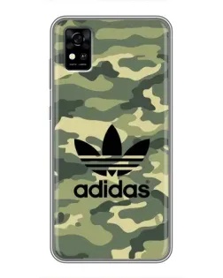 Чехол для ZTE Blade A31 с картинкой «Милитари стиль Adidas»