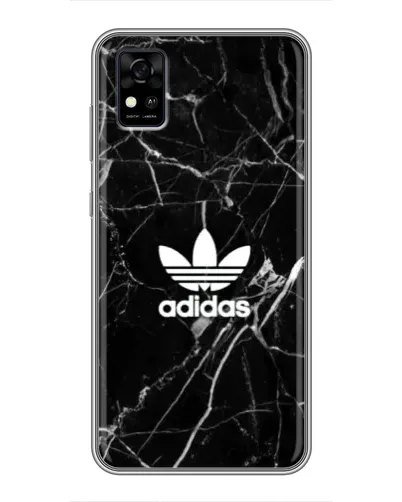 Чехол для ZTE Blade A31 с картинкой «Белый мрамор Adidas»