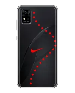 Чохол для ZTE Blade A31 з картинкою «Абстрактний дизайн Nike»