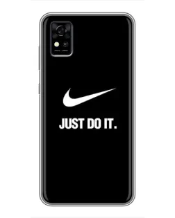 Чохол для ZTE Blade A31 з картинкою «Класичний принт Nike»