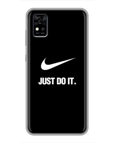 Чехол для ZTE Blade A31 с картинкой «Классический принт Nike» Чехол для ZTE Blade A31 с картинкой «Классический принт Nike»