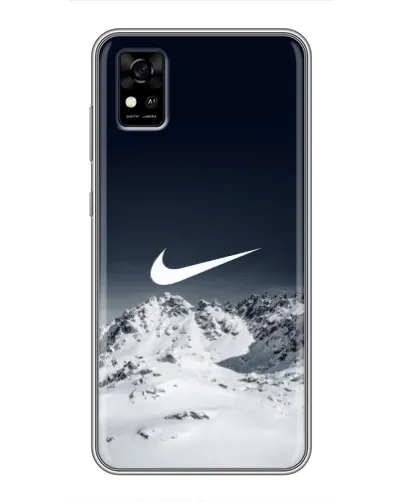 Чехол для ZTE Blade A31 с картинкой «Nike — зимние горы» Чехол для ZTE Blade A31 с картинкой «Nike — зимние горы»