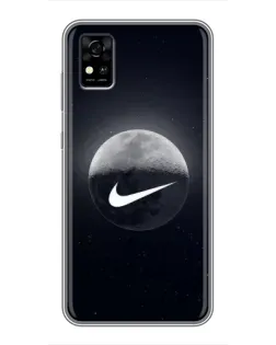Чохол для ZTE Blade A31 з картинкою «Nike у стилі графіті»