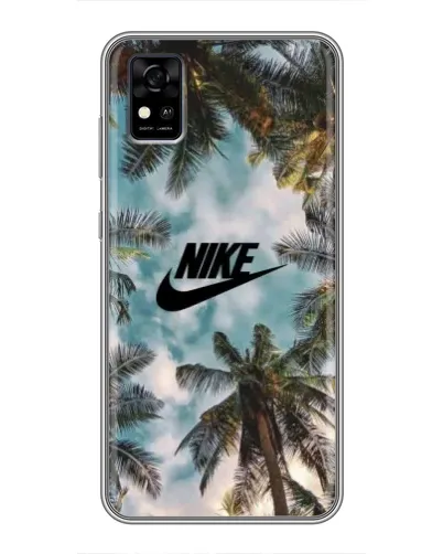 Чехол для ZTE Blade A31 с картинкой «Тропический принт Nike» Чехол для ZTE Blade A31 с картинкой «Тропический принт Nike»