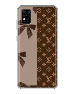 Чехол для ZTE Blade A31 с картинкой «Louis Vuitton — банты»