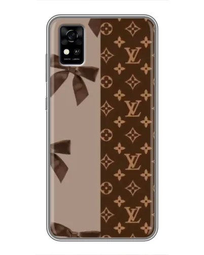 Чехол для ZTE Blade A31 с картинкой «Louis Vuitton — банты»