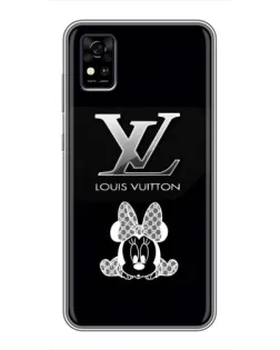 Чехол для ZTE Blade A31 с картинкой «LV и Минни Маус»