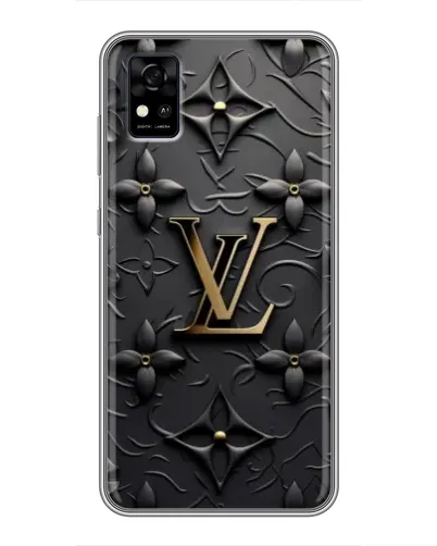 Чехол для ZTE Blade A31 с картинкой «Кожаная текстура LV»