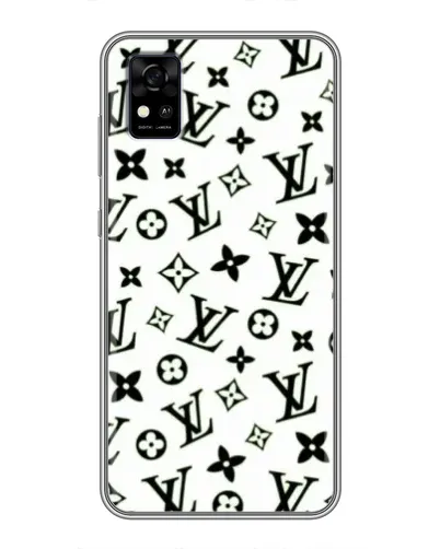 Чехол для ZTE Blade A31 с картинкой «Монохромный хаос LV»
