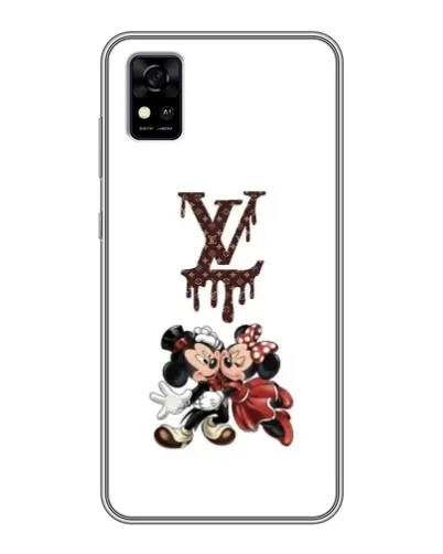 Чехол для ZTE Blade A31 с картинкой «LV и Микки Маус»