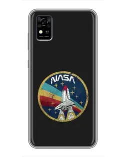 Чехол для ZTE Blade A31 с картинкой «NASA — эмблема миссии» Чехол для ZTE Blade A31 с картинкой «NASA — эмблема миссии»