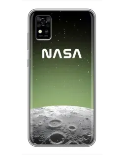 Чехол для ZTE Blade A31 с картинкой «NASA — лунный градиент» Чехол для ZTE Blade A31 с картинкой «NASA — лунный градиент»