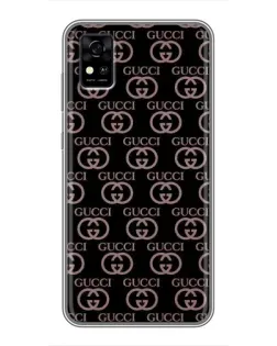 Чехол для ZTE Blade A31 с картинкой «Классическая монограмма Gucci»