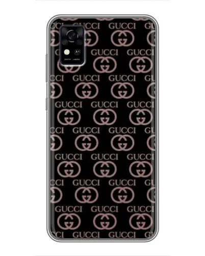 Чехол для ZTE Blade A31 с картинкой «Классическая монограмма Gucci»