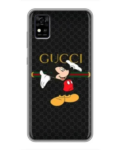 Чехол для ZTE Blade A31 с картинкой «Микки Маус Gucci»