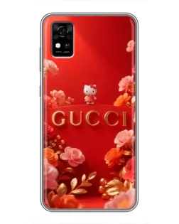 Чехол для ZTE Blade A31 с картинкой «Gucci — золотой сад»