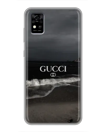 Чехол для ZTE Blade A31 с картинкой «Gucci — морской прибой»