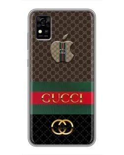 Чехол для ZTE Blade A31 с картинкой «Gucci — брендированный десерт»