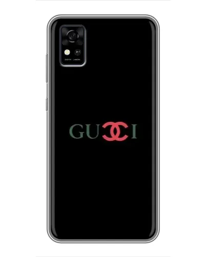 Чехол для ZTE Blade A31 с картинкой «Gucci — красный градиент»