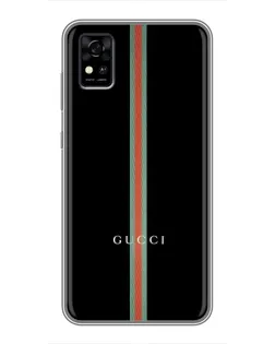 Чехол для ZTE Blade A31 с картинкой «Gucci — строгая линия»