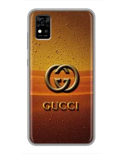Чехол для ZTE Blade A31 с картинкой «Gucci — солнечный градиент»