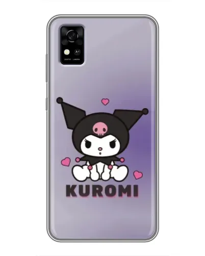 Чехол для ZTE Blade A31 с картинкой «Kuromi — фиолетовый арт» Чехол для ZTE Blade A31 с картинкой «Kuromi — фиолетовый арт»