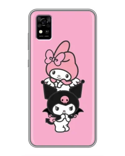 Чехол для ZTE Blade A31 с картинкой «My Melody и Kuromi» Чехол для ZTE Blade A31 с картинкой «My Melody и Kuromi»