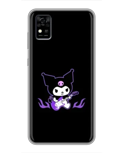 Чехол для ZTE Blade A31 с картинкой «Электрическая Kuromi» Чехол для ZTE Blade A31 с картинкой «Электрическая Kuromi»
