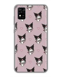 Чехол для ZTE Blade A31 с картинкой «Kuromi — ночной сон»