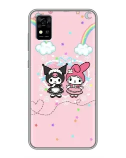 Чехол для ZTE Blade A31 с картинкой «My Melody и Kuromi»