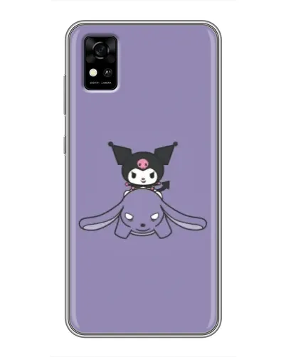 Чехол для ZTE Blade A31 с картинкой «Kuromi на лиловом фоне» Чехол для ZTE Blade A31 с картинкой «Kuromi на лиловом фоне»