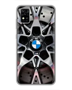 Чехол для ZTE Blade A31 с картинкой «BMW — деталь диска»
