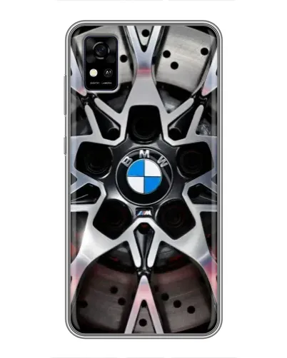 Чехол для ZTE Blade A31 с картинкой «BMW — деталь диска»