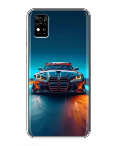 Чехол для ZTE Blade A31 с картинкой «BMW — огни неона» Чехол для ZTE Blade A31 с картинкой «BMW — огни неона»